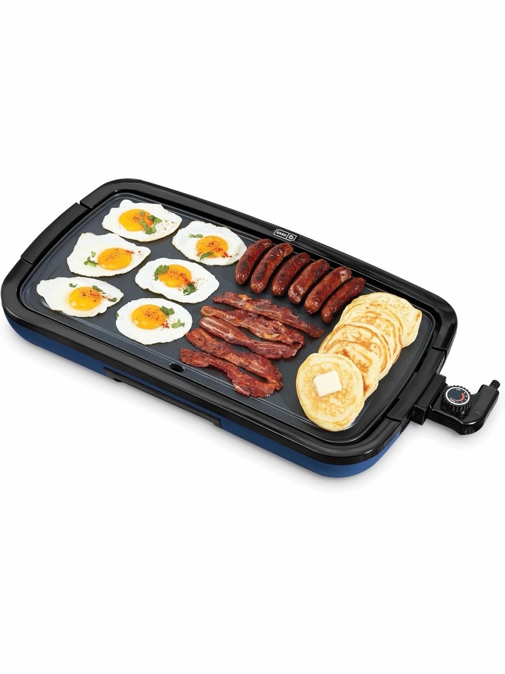 DASH Deluxe Everyday Electric Griddle – Navy Blue (New In Box)